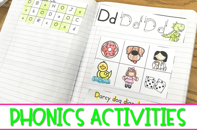 Phonics lessons for the entire year! These printable lessons and activities will make your classroom phonics instruction simple and stress-free.