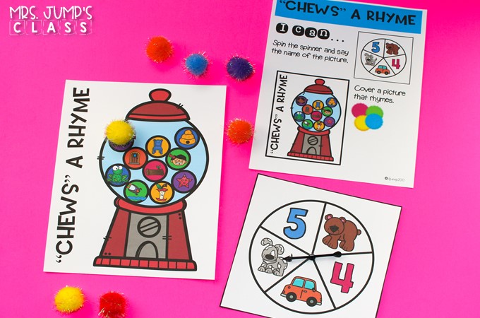 These centers for kindergarten are perfect for Spring! Printable and easy to prep centers for students to practice math and literacy skills.