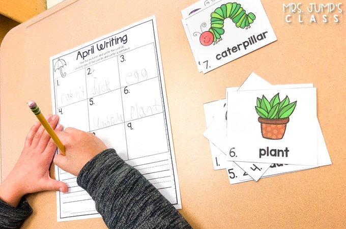 These centers for kindergarten are perfect for Spring! Printable and easy to prep centers for students to practice math and literacy skills.