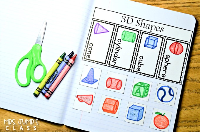 Kindergarten math lesson plans for teaching numbers to 5, 2D shapes, and 3D shapes. This resource provides detailed instruction for your first 4 weeks of math!