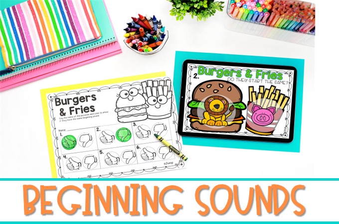 beginning sounds