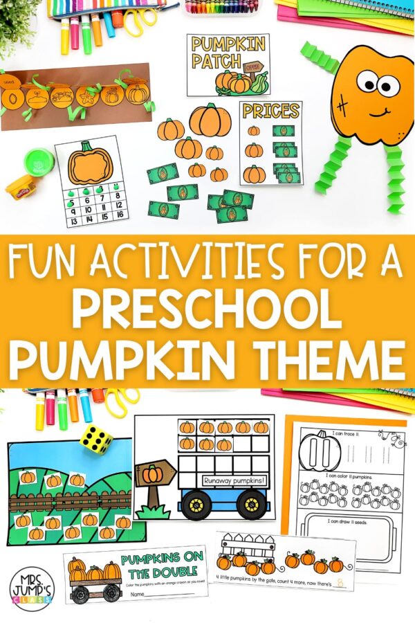 Fun Activities for a Preschool Pumpkin Theme Mrs. Jump's Class