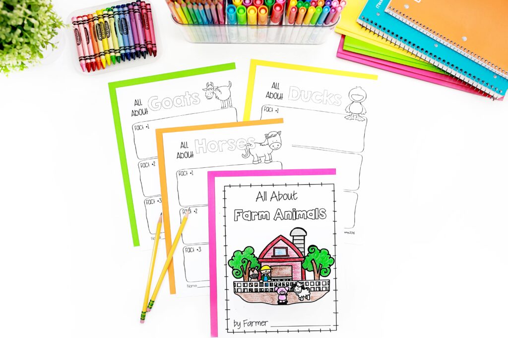 Three writing papers for a farm unit along with a cover page
