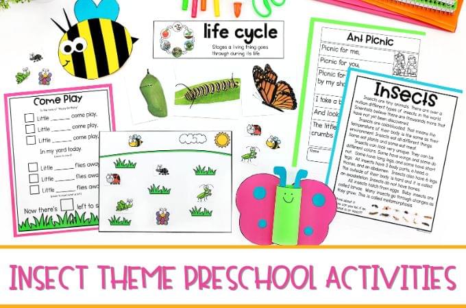 Insect Theme Preschool Activities