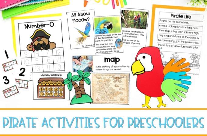 Pirate activities for preschoolers